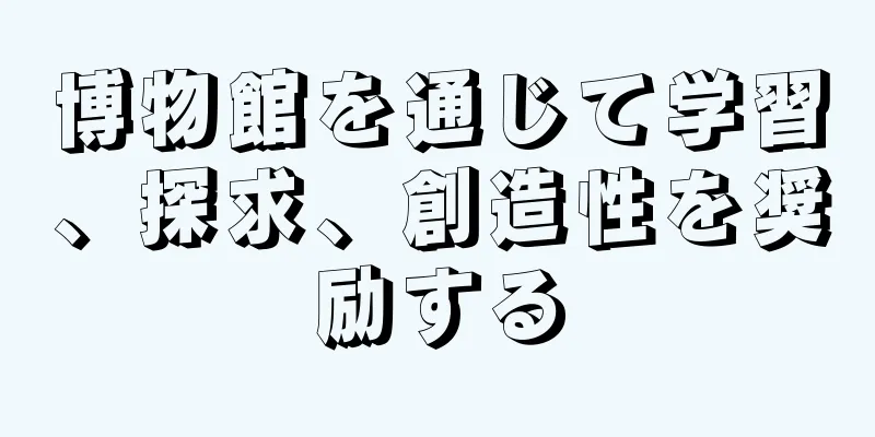 博物館を通じて学習、探求、創造性を奨励する