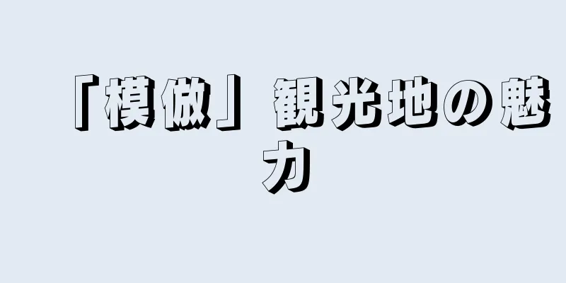 「模倣」観光地の魅力