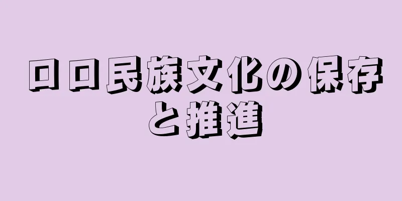ロロ民族文化の保存と推進