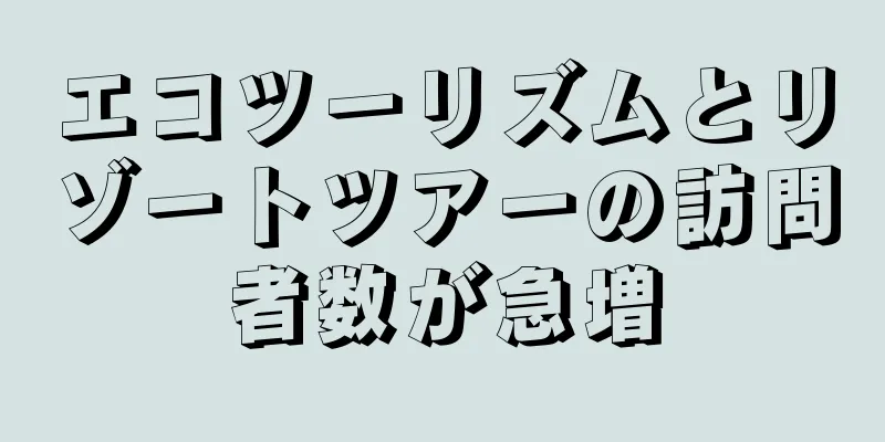 エコツーリズムとリゾートツアーの訪問者数が急増