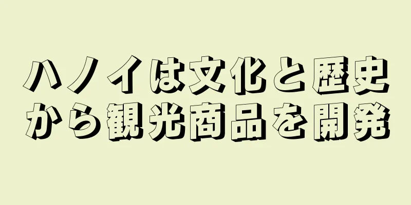 ハノイは文化と歴史から観光商品を開発