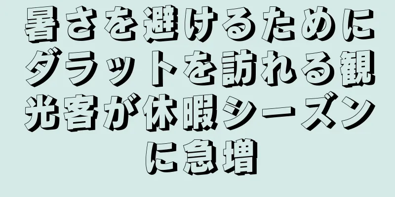 暑さを避けるためにダラットを訪れる観光客が休暇シーズンに急増