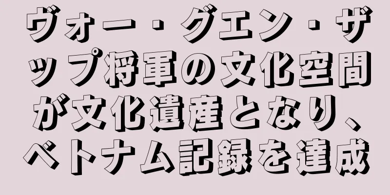 ヴォー・グエン・ザップ将軍の文化空間が文化遺産となり、ベトナム記録を達成