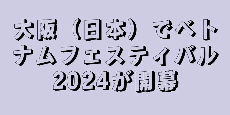 大阪（日本）でベトナムフェスティバル2024が開幕