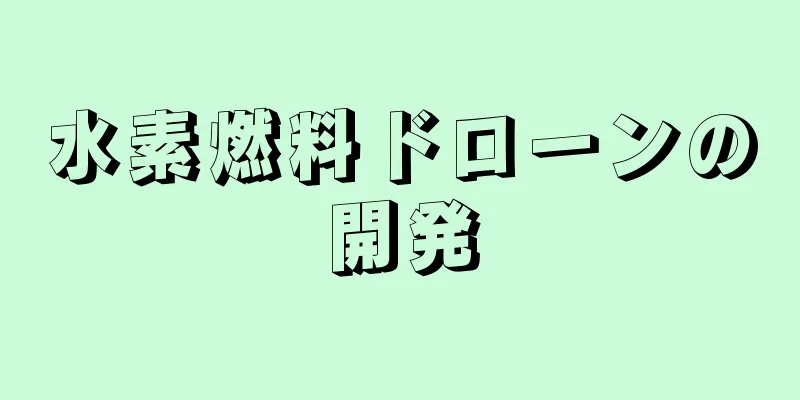 水素燃料ドローンの開発