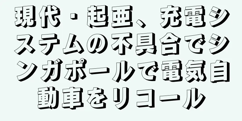 現代・起亜、充電システムの不具合でシンガポールで電気自動車をリコール