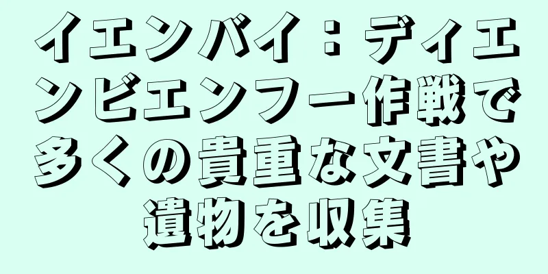 イエンバイ：ディエンビエンフー作戦で多くの貴重な文書や遺物を収集