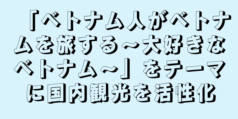 「ベトナム人がベトナムを旅する～大好きなベトナム～」をテーマに国内観光を活性化