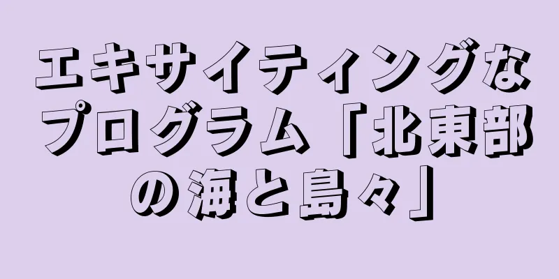 エキサイティングなプログラム「北東部の海と島々」