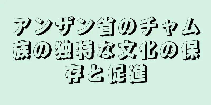 アンザン省のチャム族の独特な文化の保存と促進