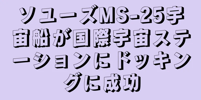 ソユーズMS-25宇宙船が国際宇宙ステーションにドッキングに成功