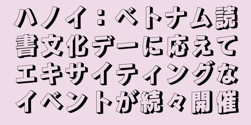 ハノイ：ベトナム読書文化デーに応えてエキサイティングなイベントが続々開催