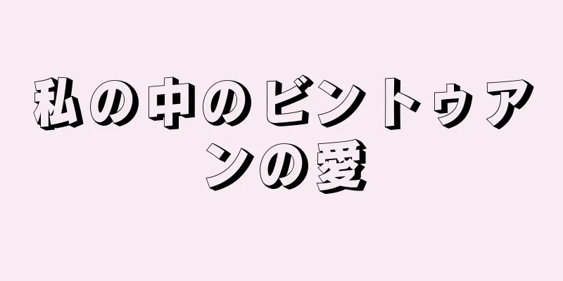 私の中のビントゥアンの愛