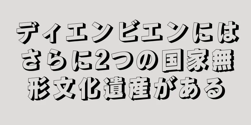 ディエンビエンにはさらに2つの国家無形文化遺産がある