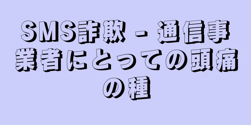 SMS詐欺 - 通信事業者にとっての頭痛の種