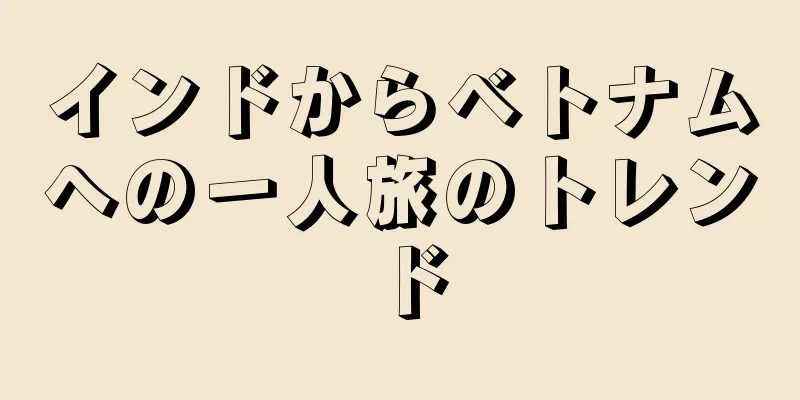 インドからベトナムへの一人旅のトレンド
