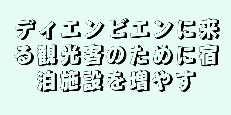 ディエンビエンに来る観光客のために宿泊施設を増やす