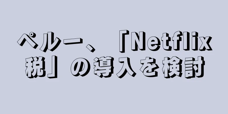 ペルー、「Netflix税」の導入を検討