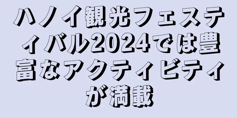 ハノイ観光フェスティバル2024では豊富なアクティビティが満載