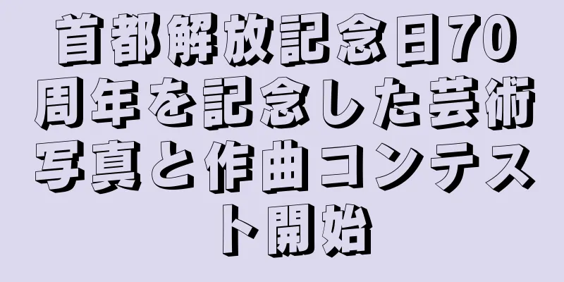 首都解放記念日70周年を記念した芸術写真と作曲コンテスト開始
