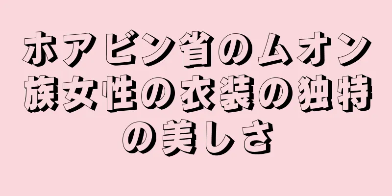 ホアビン省のムオン族女性の衣装の独特の美しさ