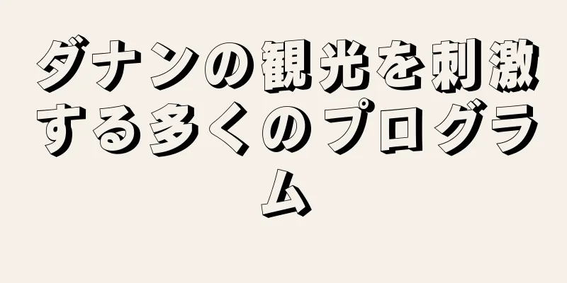 ダナンの観光を刺激する多くのプログラム