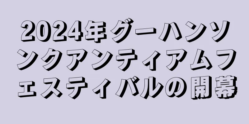 2024年グーハンソンクアンティアムフェスティバルの開幕