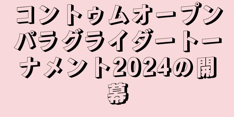 コントゥムオープンパラグライダートーナメント2024の開幕