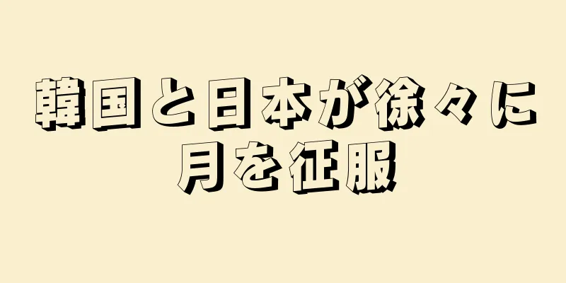 韓国と日本が徐々に月を征服