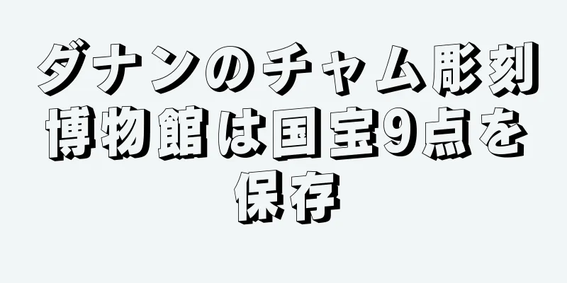 ダナンのチャム彫刻博物館は国宝9点を保存