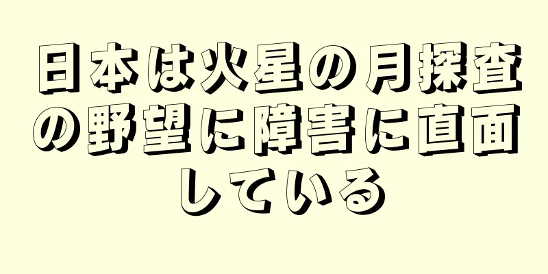 日本は火星の月探査の野望に障害に直面している