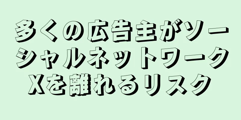 多くの広告主がソーシャルネットワークXを離れるリスク