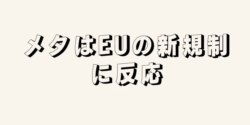 メタはEUの新規制に反応