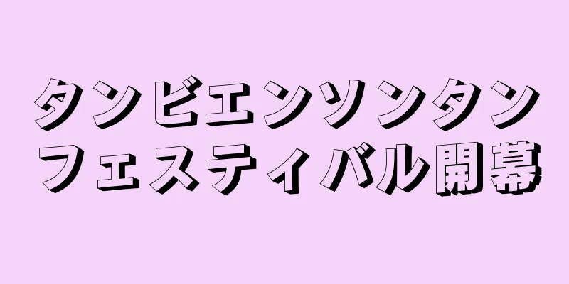 タンビエンソンタンフェスティバル開幕