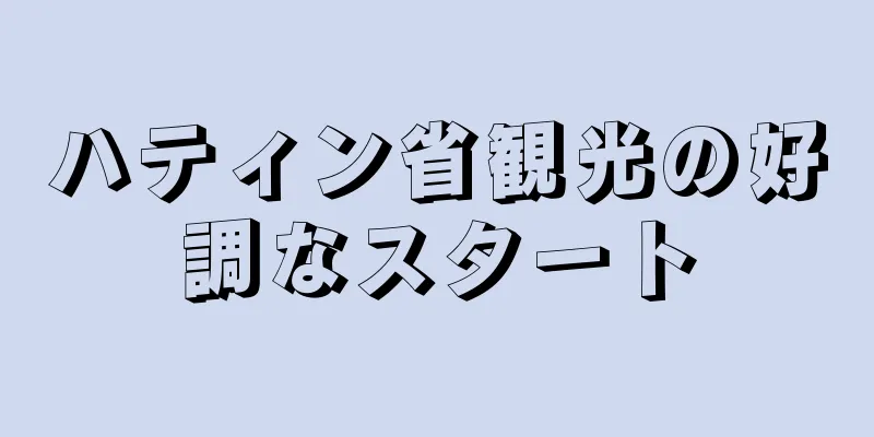 ハティン省観光の好調なスタート
