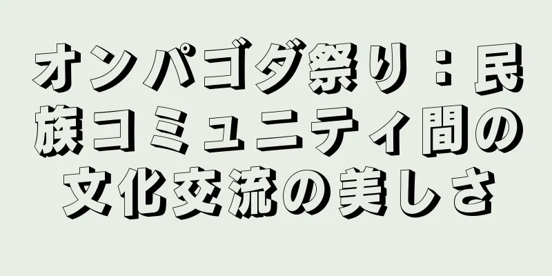 オンパゴダ祭り：民族コミュニティ間の文化交流の美しさ