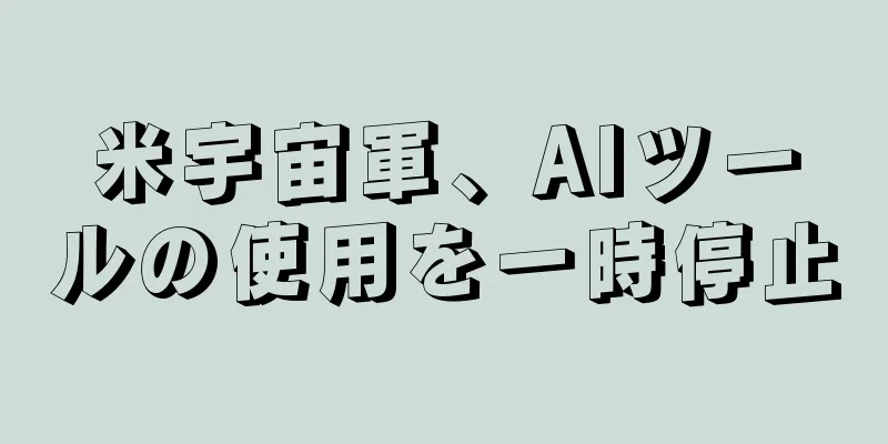 米宇宙軍、AIツールの使用を一時停止