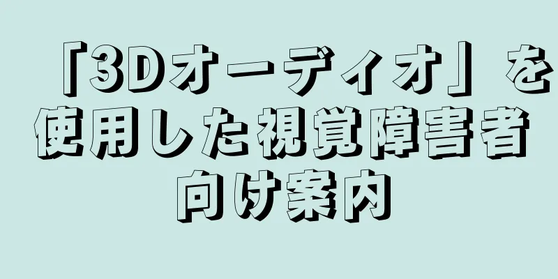 「3Dオーディオ」を使用した視覚障害者向け案内