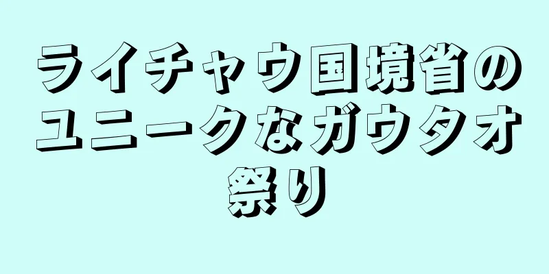 ライチャウ国境省のユニークなガウタオ祭り