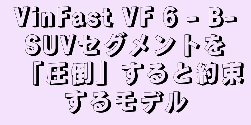 VinFast VF 6 - B-SUVセグメントを「圧倒」すると約束するモデル