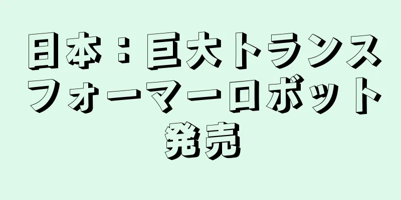 日本：巨大トランスフォーマーロボット発売