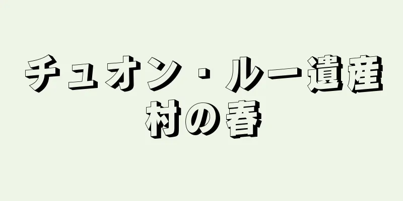 チュオン・ルー遺産村の春