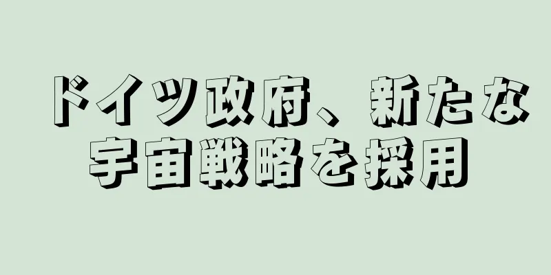 ドイツ政府、新たな宇宙戦略を採用