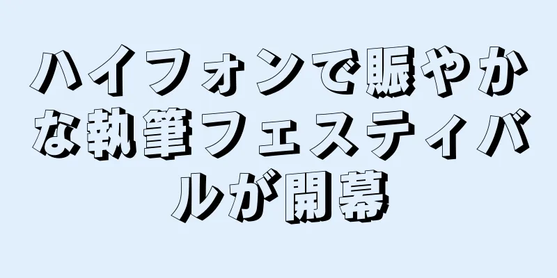 ハイフォンで賑やかな執筆フェスティバルが開幕