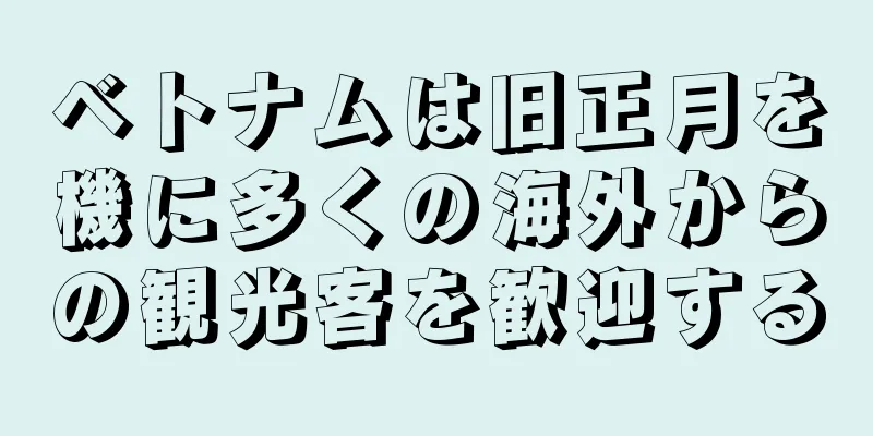 ベトナムは旧正月を機に多くの海外からの観光客を歓迎する