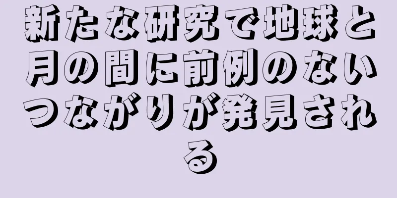 新たな研究で地球と月の間に前例のないつながりが発見される