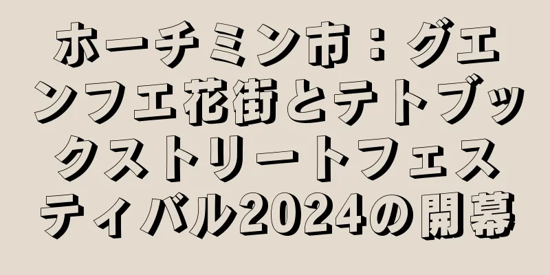ホーチミン市：グエンフエ花街とテトブックストリートフェスティバル2024の開幕