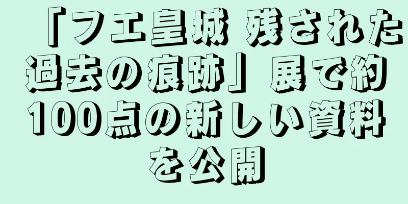 「フエ皇城 残された過去の痕跡」展で約100点の新しい資料を公開