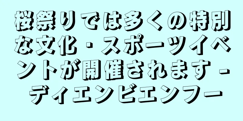 桜祭りでは多くの特別な文化・スポーツイベントが開催されます - ディエンビエンフー