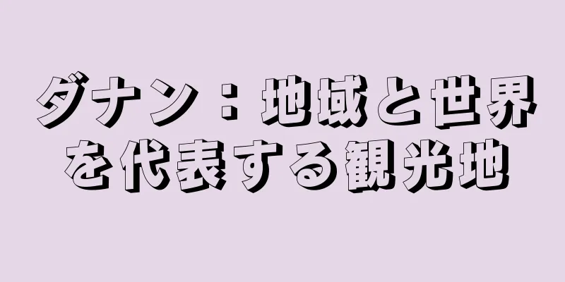 ダナン：地域と世界を代表する観光地